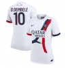 Paris Saint-Germain Ousmane Dembele #10 Bortedrakt Kvinner 2024-25 Kortermet